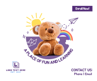 Daycare Center Teddy Bear Facebook post Image Preview