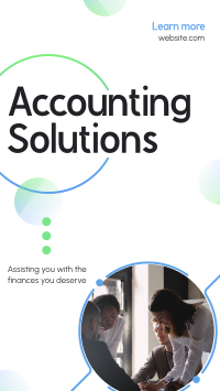 Business Accounting Solutions Instagram reel Image Preview