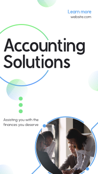 Business Accounting Solutions Instagram Reel Image Preview