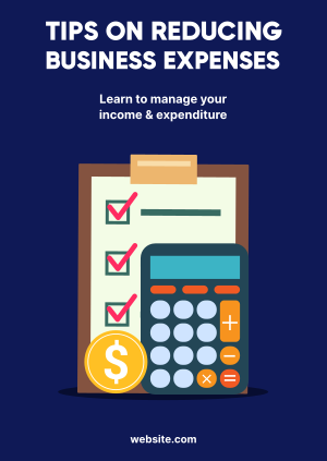 Reduce Expenses Poster Image Preview