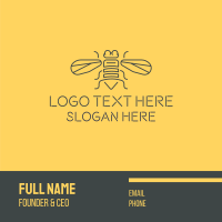 Honeybee Bee Business Card | BrandCrowd Business Card Maker