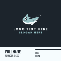 Great White Shark Business Card Design