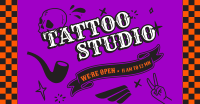 Checkerboard Tattoo Studio Facebook Ad Design
