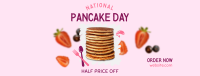 Berry Pancake Day Facebook Cover Design