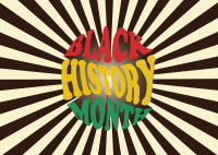 Groovy Black History Postcard Design