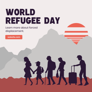 Refugee Day Awareness Instagram post Image Preview