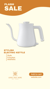 Stylish Electric Kettle Instagram Story Image Preview