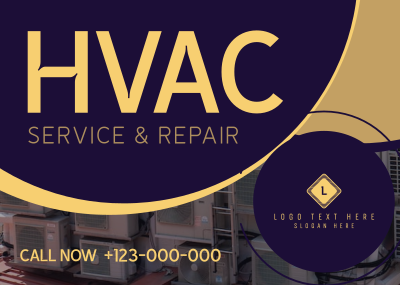 HVAC Services For All Postcard Image Preview