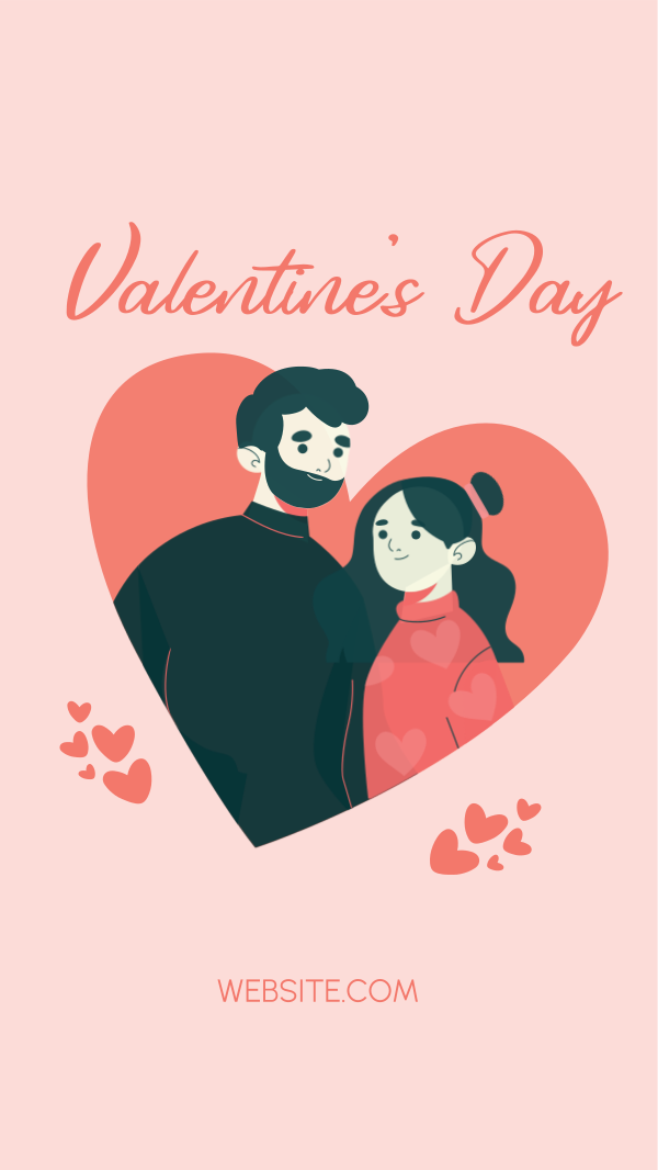 Valentine Couple Instagram Story Design Image Preview