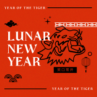 Lunar Tiger Line Instagram post Image Preview