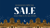Celebrating Ramadan Sale Facebook Event Cover Design