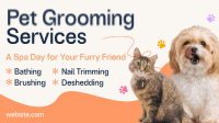 Pet Grooming Services Minimalist Animation Preview