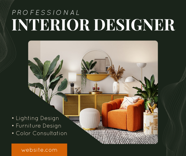 Professional Interior Designer Facebook Post Design Image Preview