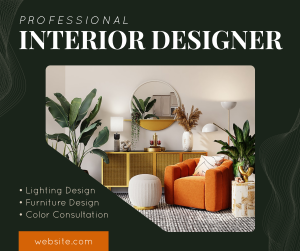 Professional Interior Designer Facebook post Image Preview