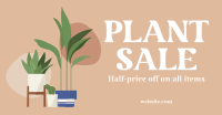 Quirky Plant Sale Facebook Ad Design