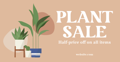 Quirky Plant Sale Facebook ad Image Preview