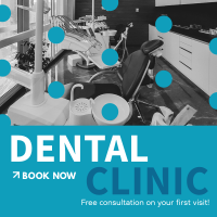 Modern Dental Clinic Instagram Post Design