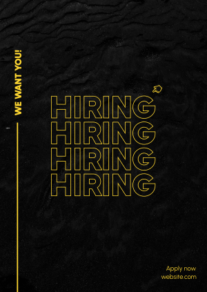 We Want You Hired Poster Image Preview