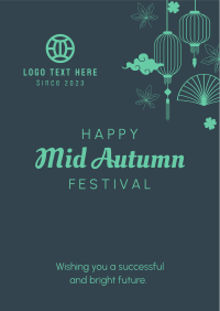 Happy Mid Autumn Festival Poster Design