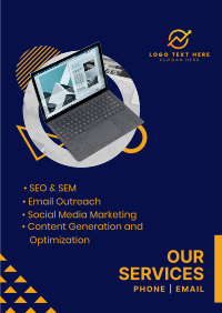 Digital Marketing Services Poster Design