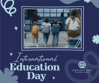 Education Day Celebration Facebook Post Design