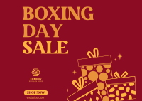 Boxing Day Flash Sale Postcard Image Preview