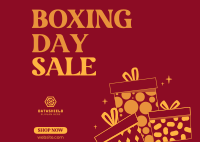 Boxing Day Flash Sale Postcard Image Preview