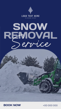 Snow Remover Service Instagram Story Design