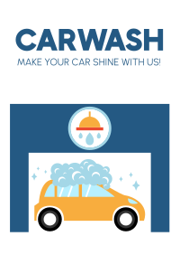 Carwash Service Flyer Image Preview