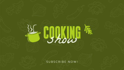 Vegan Cooking Show YouTube Banner Image Preview