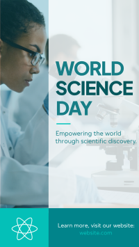 World Science Day TikTok Video Design