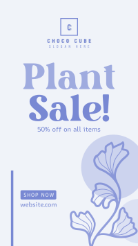 Artistic Plant Sale Instagram story Image Preview