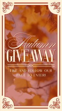 Autumn Giveaway YouTube short Image Preview