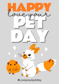 Happy Pet Day Poster Image Preview