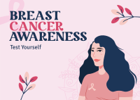 Breast Cancer Campaign Postcard Design