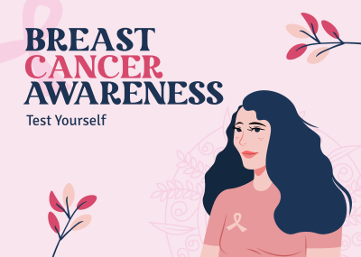 Breast Cancer Campaign Postcard Image Preview