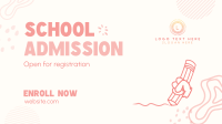 School Admission Facebook Event Cover Design