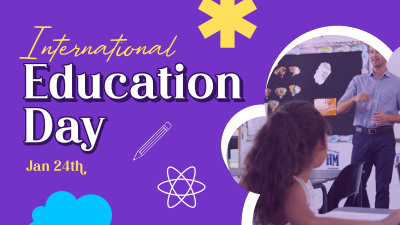 Education Day Learning Facebook event cover Image Preview