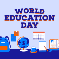 World Education Day Instagram Post Design