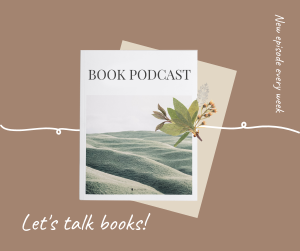 Book Podcast Facebook post