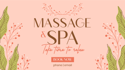 Floral Massage Facebook event cover Image Preview