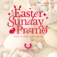 Modern Nostalgia Easter Promo Linkedin Post Preview