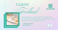 Spa Client Feedback Facebook ad Image Preview