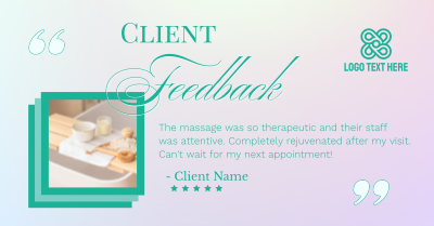 Spa Client Feedback Facebook ad Image Preview