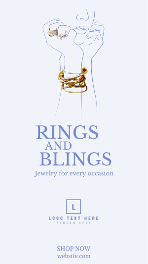 Rings and Blings Instagram story Image Preview