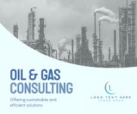 Oil and Gas Business Facebook Post Design