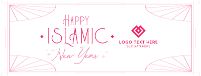 Elegant Islamic Year Facebook cover Image Preview