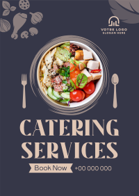 Catering Food Variety Poster Design