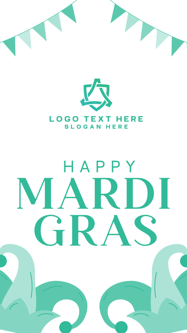 Mardi Gras Celebration Facebook Story Design Image Preview