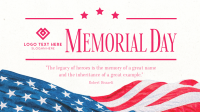 Modern Minimalist Memorial Day Video Image Preview